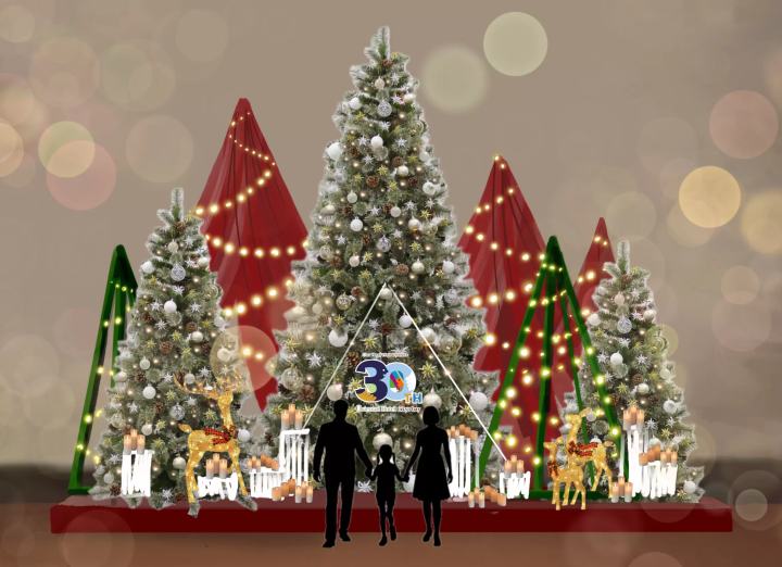 Santa Claus is coming! "Santa Claus Gift" delivers small gifts on Christmas Eve.