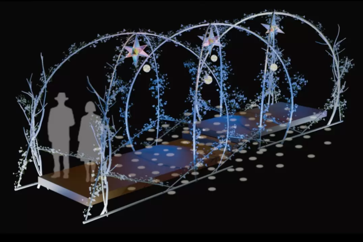 輕井澤冬季必訪「星塵冰場+聖誕燈飾」體驗漫步星空的冰上滑行