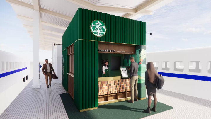 日本「星巴克」首間新幹線月台店11/21開幕！JR新橫濱站月台飄起咖啡香