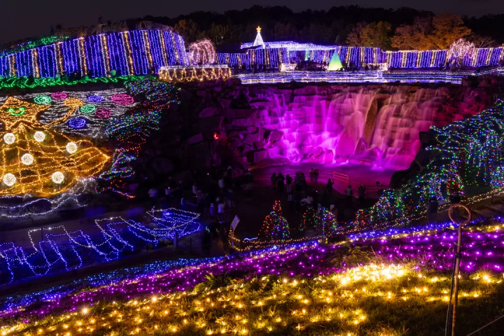 四國香川冬季必看燈飾「讃岐滿濃公園Winter Fantasy 2025」光影×科技海洋3D秀