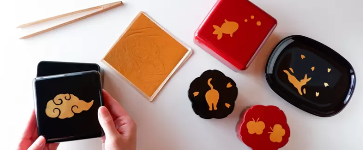 在「佐久田金箔店」體驗金箔 