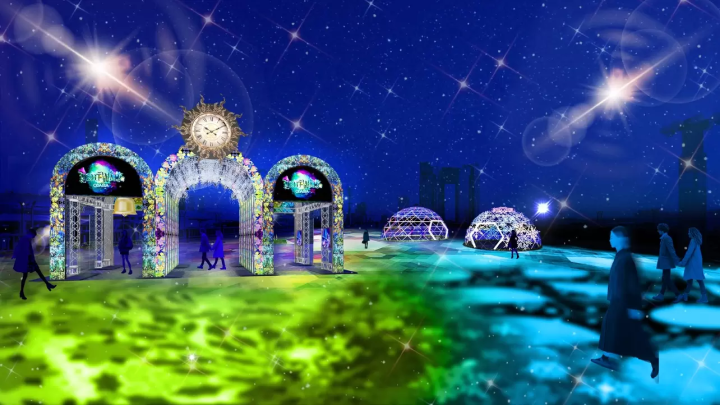 「台場彩虹花火2025」12月限定！冬夜音樂煙火與夜景燈飾