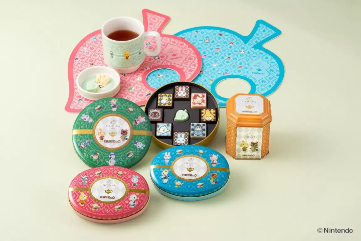 Animal Crossing x GODIVA: Tea‑Party Valentine Chocolates 