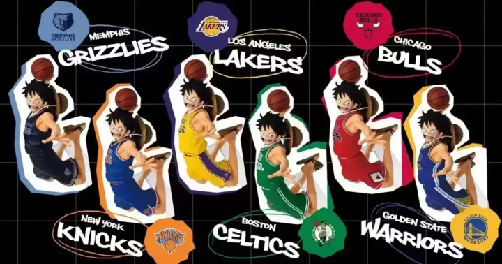 航海王×NBA聯名模型「魯夫灌籃系列」12月5日限量開賣!