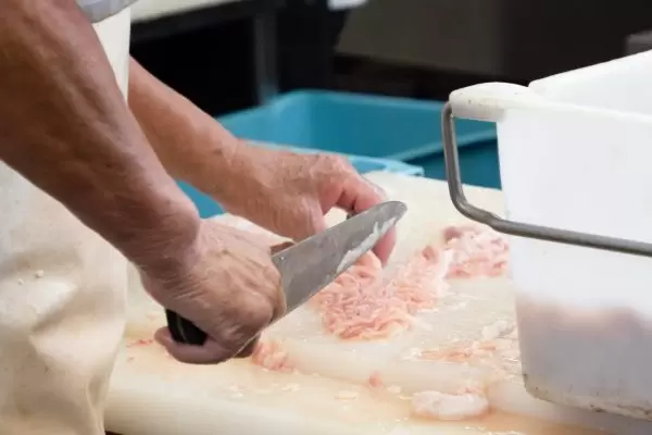 來到魚沼必吃の當地美食「烤內臟」！