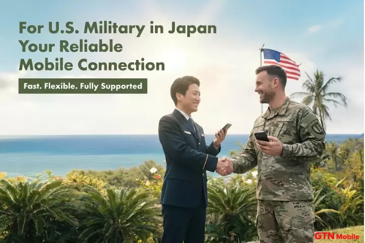 GTN Mobile SIM for US Military in Japan