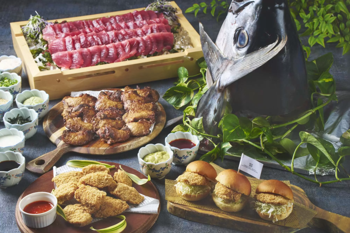 스테이크와 " 나하 참치"를 포함하여 오키나와 음식 문화를 즐길 수 있는 새로운 저녁 메뉴를 출시했습니다!