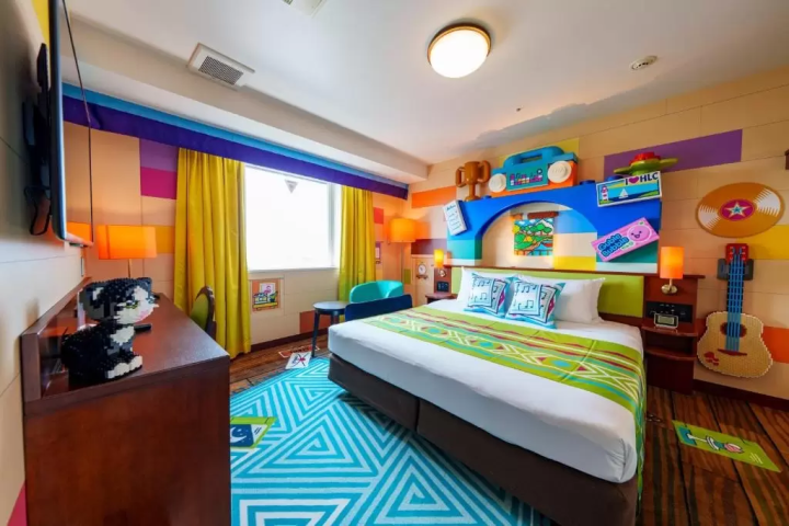 日本樂高飯店 房間內部裝潢