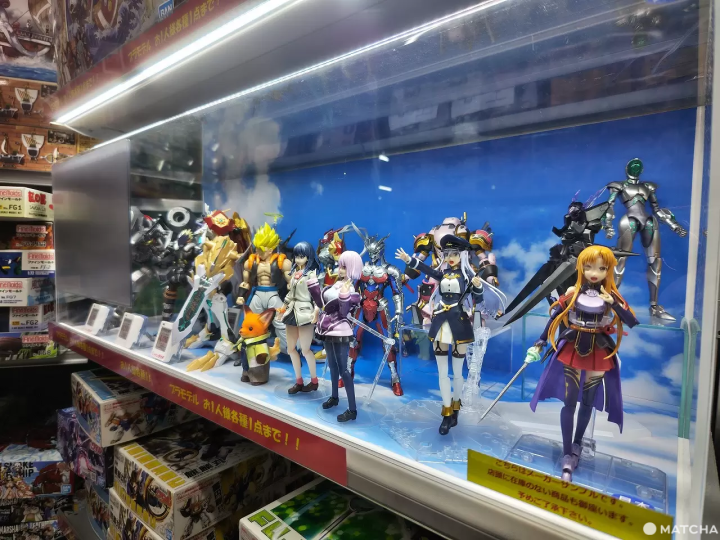 Anime figurines in Japan