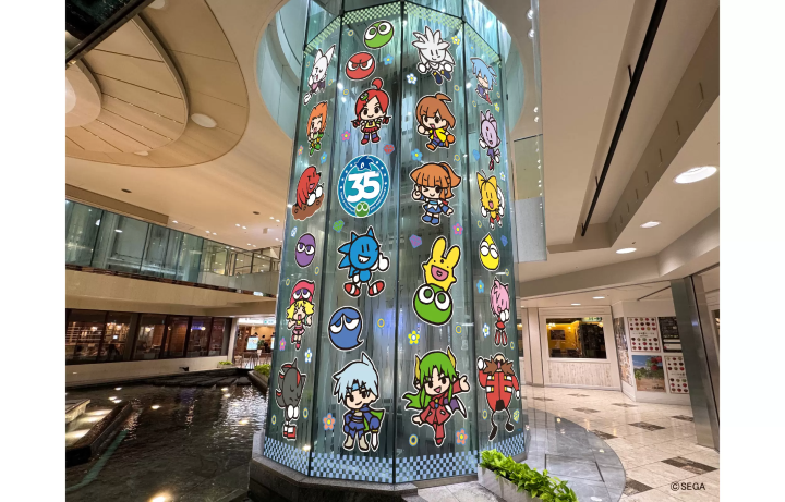Celebrating the 35th anniversary of "Sonic & Puyo "! Collaboration event held in HANKYU SANBAN GAI!