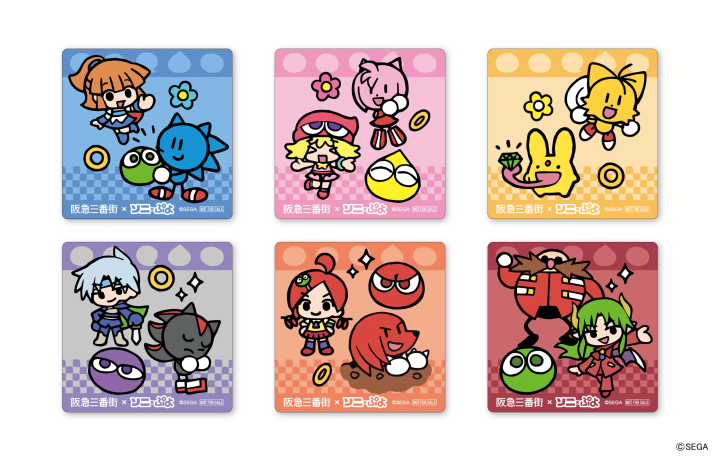 Celebrating the 35th anniversary of "Sonic & Puyo "! Collaboration event held in HANKYU SANBAN GAI!