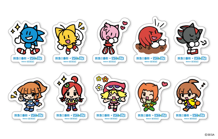 Celebrating the 35th anniversary of "Sonic & Puyo "! Collaboration event held in HANKYU SANBAN GAI!