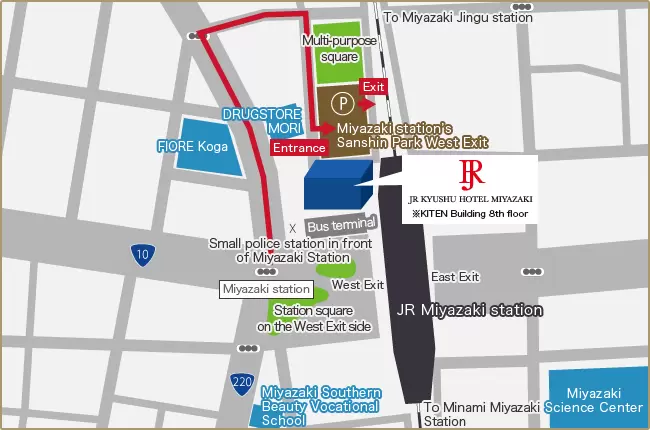 【JR九州宫崎酒店】宫崎观光下榻之所!在光线充足的高品质空间中享受舒适的旅程。