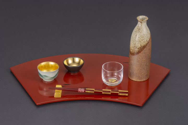 부채꼴 모양의 식사 