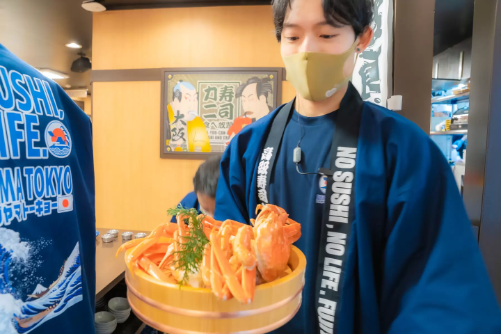 【保證在社群媒體上吸睛！ 】在東京和大阪盡情享用堆成小山的奢華螃蟹和壽司！泰國人必去之地：性價比超高的餐廳