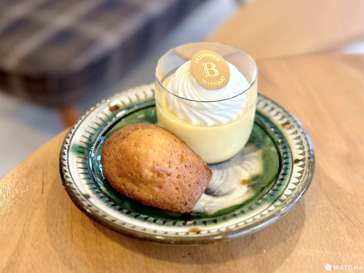 Pâtisserie Basique 的「瑪德蓮」和「奶油布丁」