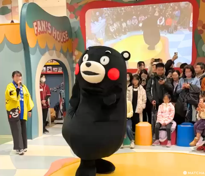 熊本景點：熊本熊廣場的表演