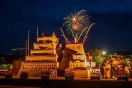 沙子会说话。来鹿儿岛县南萨摩市吹上滨沙雕节，体验世界顶级的艺术之美。