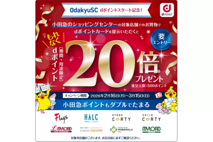 [Shinjuku Nishiguchi HALC] About the d Point Campaign