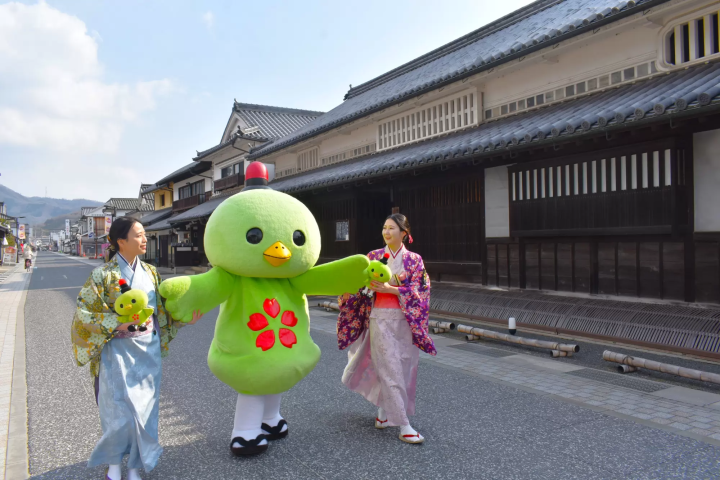 Yakage-juku Historic Post Town townscape 