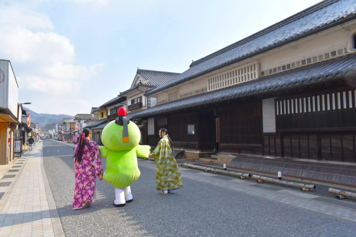 Yakage-juku Historic Post Town townscape 