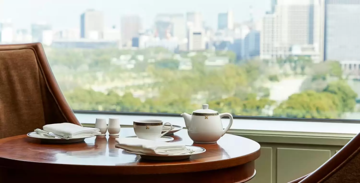 インペリアルラウンジ アクアから日比谷公園の眺め