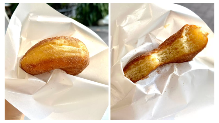 THE MALASADA TOKYO 的肉桂口味甜甜圈
