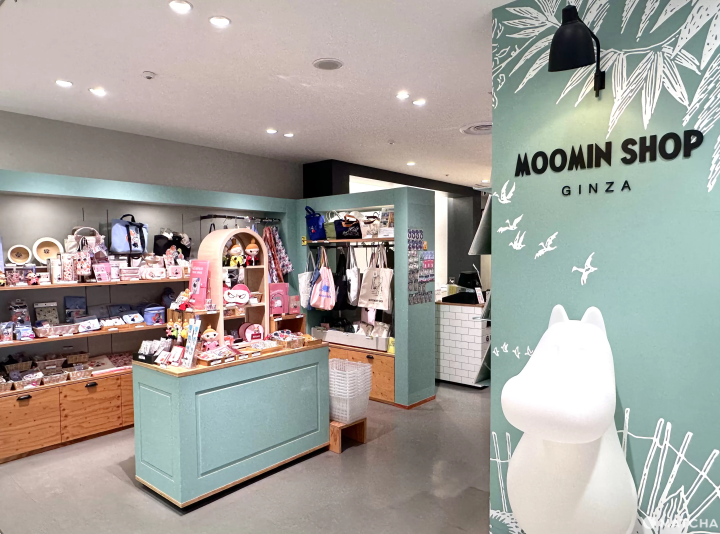 「Moomin Shop Ginza」店舖門口