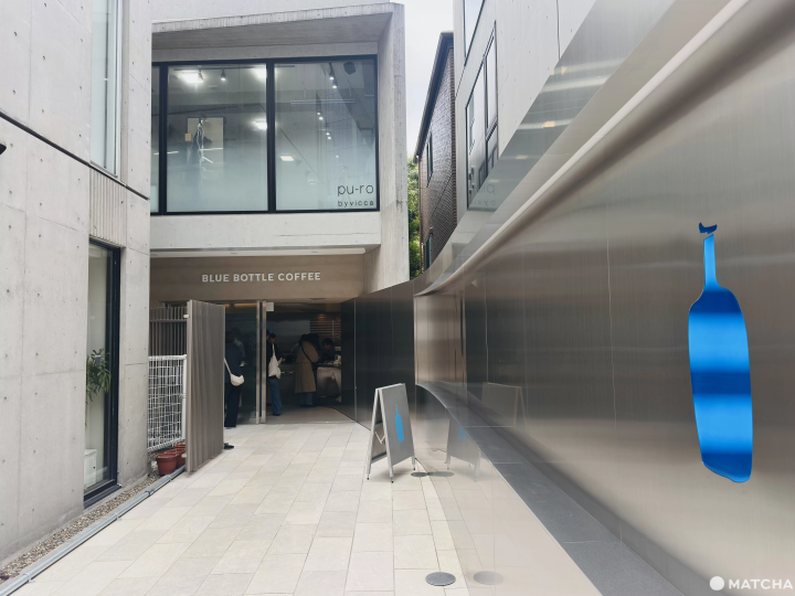 藍瓶咖啡原宿店門口