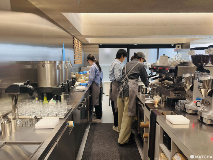 藍瓶咖啡原宿店的咖啡師們