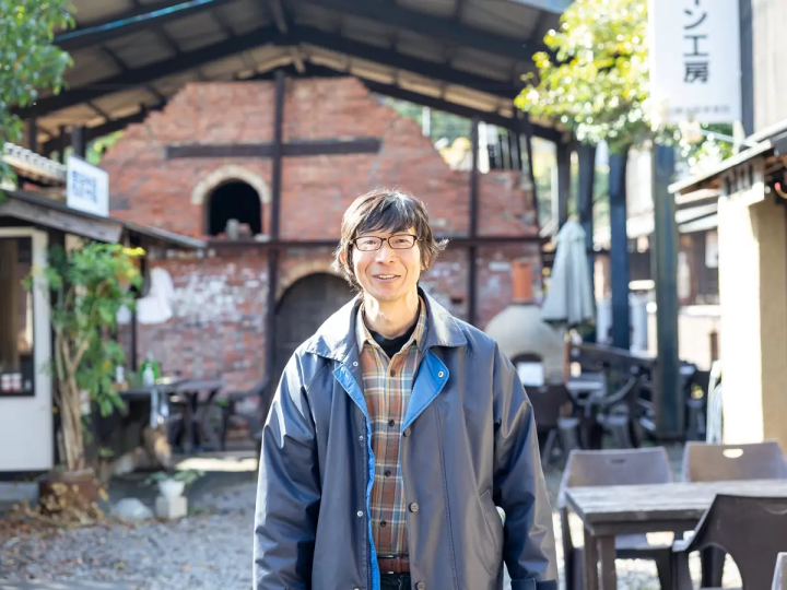 Takayuki Yagi, a ceramic artist and guide who will show you around the Pottery Footpath. 
