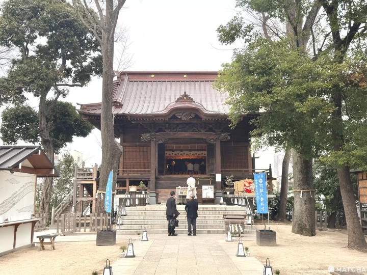 戶越八幡神社內部