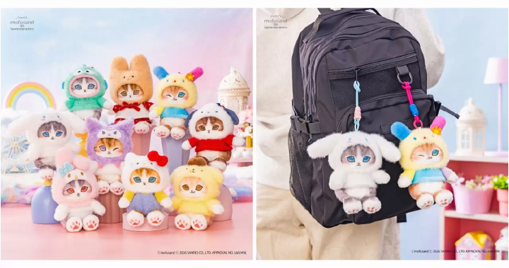 mofusand x Sanrio 2026: Pastel Amusement Park Collection