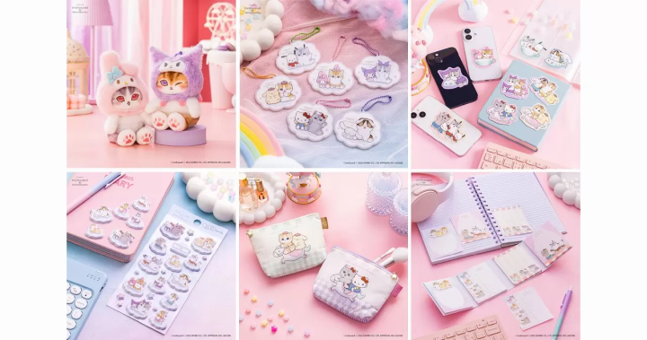 mofusand x Sanrio 2026: Pastel Amusement Park Collection
