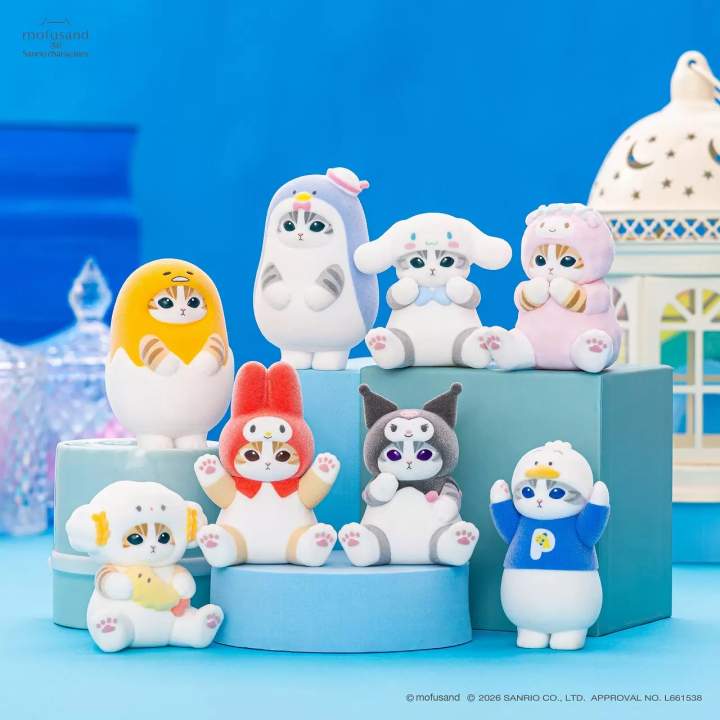 mofusand x Sanrio 2026: Pastel Amusement Park Collection