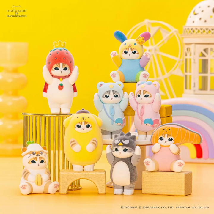 mofusand x Sanrio 2026: Pastel Amusement Park Collection