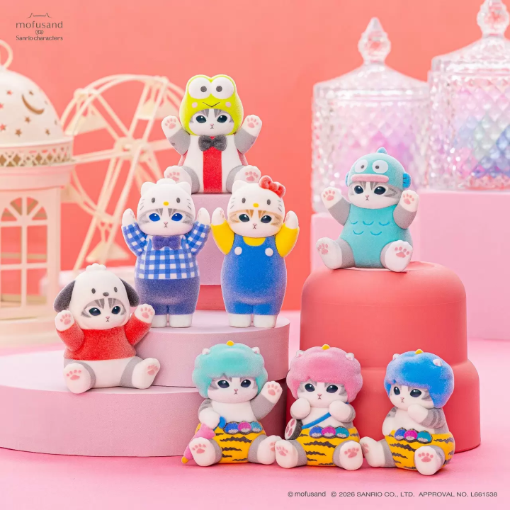 mofusand x Sanrio 2026: Pastel Amusement Park Collection