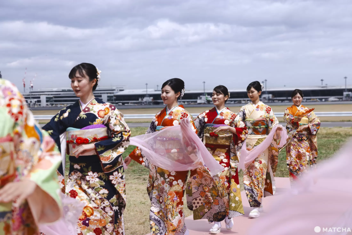 成田　飛行機　桜