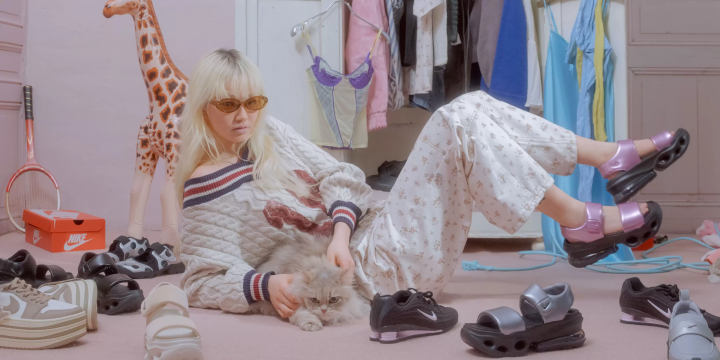 Here's a look at popular women's sneaker models and stores at atmos pink!