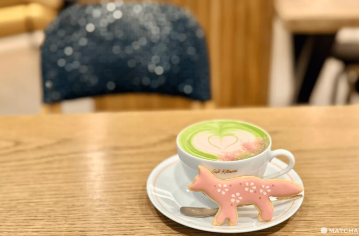 Café Kitsuné 青山櫻花抹茶拿鐵