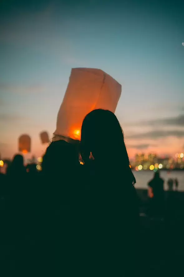 Lantern Festival at Odaiba Beach