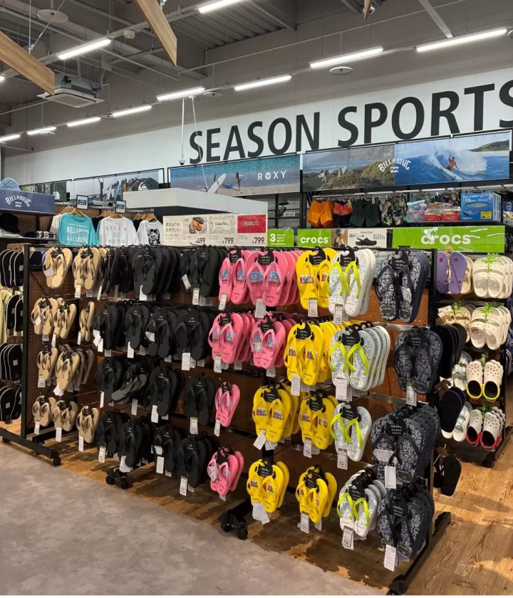 Enjoy the traditional Naha Hari boat race! After the thrilling experience, stop by Sports Depot Ameku store for duty-free shopping and great deals!