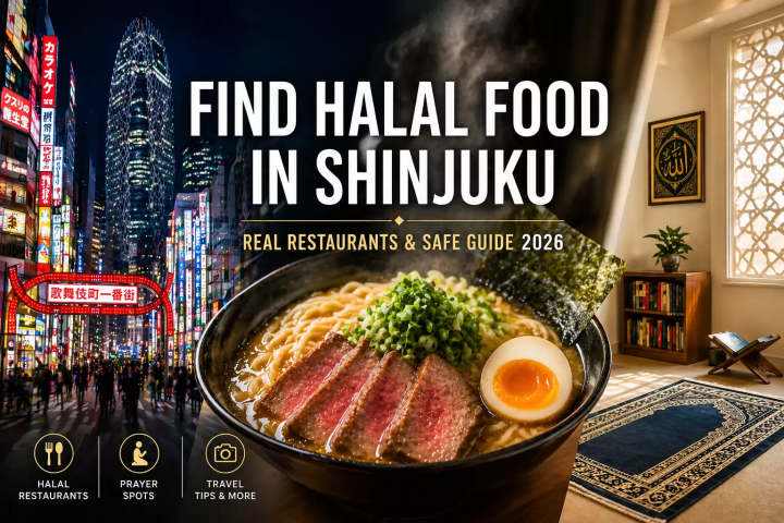 신주쿠에서 할랄 음식을 찾으시나요? 믿을 수 있고 안전한 맛집 가이드 (2026년판)