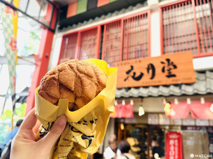 淺草花月堂 本店的菠蘿麵包
