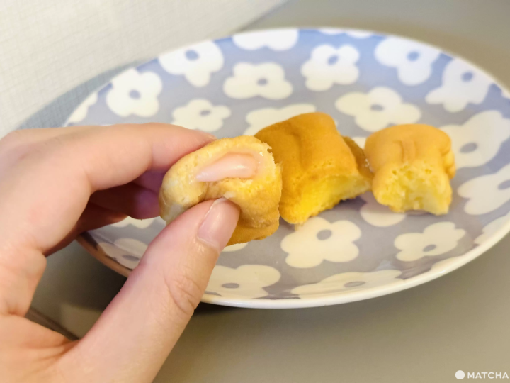 「Q彈貓燒」的內餡飽滿，有各種口味