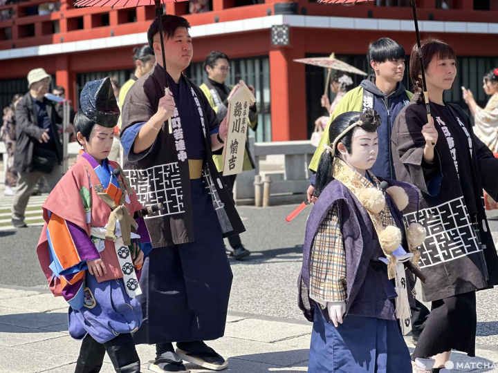 2026年3月淺草兒童歌舞伎活動現場 