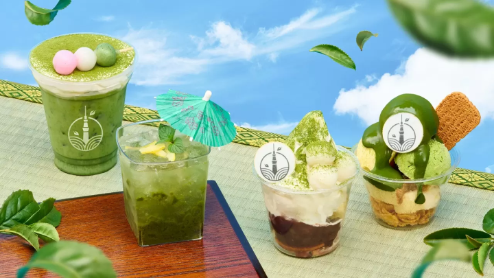 Matcha at Tokyo SKYTREE