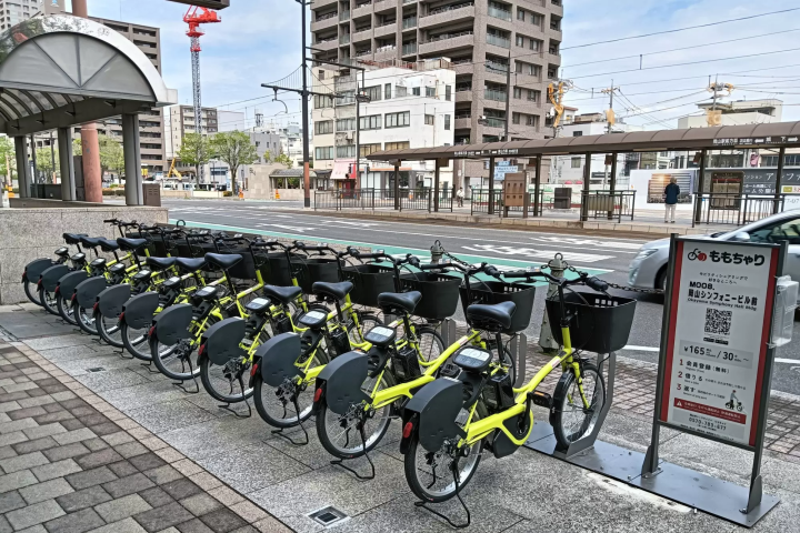 岡山市的共享單車服務「桃車」已全面升級！在岡山市觀光現在更加便捷了。