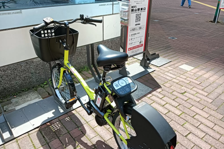 岡山市のシェアサイクル「ももちゃり」がリニューアル!岡山市内観光がより便利に