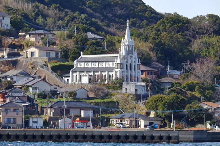 Magome Church in Iojima Island in Nagasaki